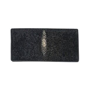 Black Stingray Leather Wallet  Actual Stingray Leather.